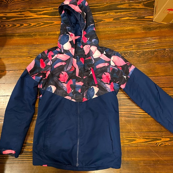 Roxy Ski, Snow, Jacket in Navy/pink. Great Cond, Insulated, Waterproof, Warm, 16 - Picture 2 of 11